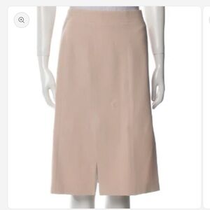 Alexander McQueen Cream Asymmetrical Skirt